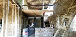 casa tierra paja